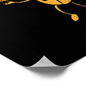 Hanukkah Dreidel Bysketbyll Chanukah Jewish Men Bo ポスター (角)