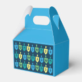 Hanukkah Dreidel Party Favor Boxes フェイバーボックス (裏面サイド)