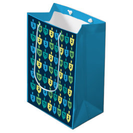 Hanukkah Dreidel Party Medium Gift Bag ミディアムペーパーバッグ