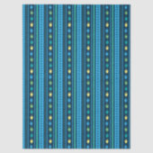 Hanukkah Dreidel Party Stripe Tissue Paper 薄葉紙 (正面)