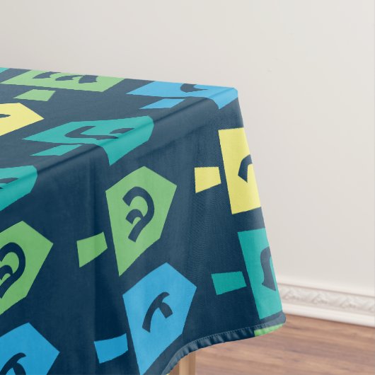 Hanukkah Dreidel Party Tablecloth テーブルクロス (インサイチュ)