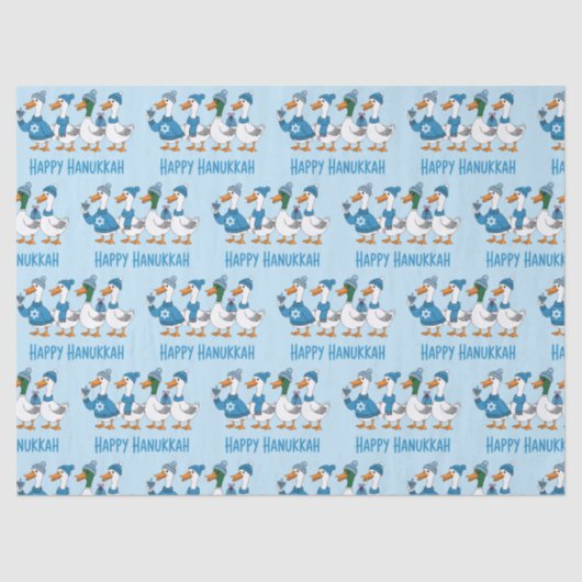 Hanukkah Ducks  薄葉紙 (正面)