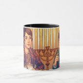 Hanukkah Family Meal Mug マグカップ (中央)