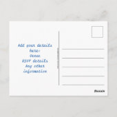 HANUKKAH FAMILY REUNION Customizable Photo ポストカード (裏面)