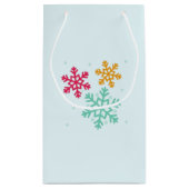 Hanukkah Festival Of Lights スモールペーパーバッグ (裏面)