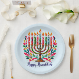 Hanukkah Festival Of Lights ペーパープレート