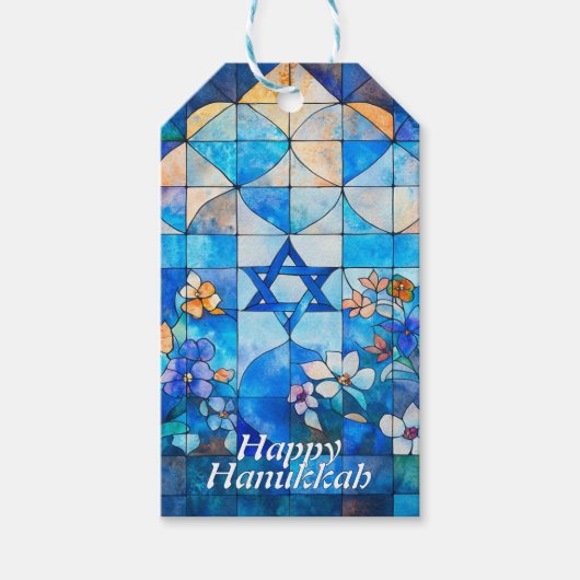 Hanukkah Festival of Lights Delight ギフトタグ (正面)