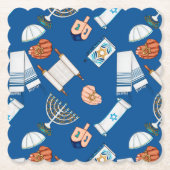 Hanukkah Fun Coasters ペーパーコースター (正面)