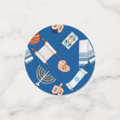 Hanukkah Fun Table Confetti コンフェッティ (スモール正面)