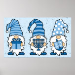 Hanukkah Gnomes Trio Poster ポスター<br><div class="desc">hanukkah gnomes trio poster</div>