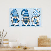 Hanukkah Gnomes Trio Poster ポスター (キッチン)