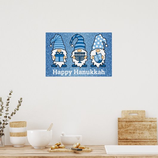 Hanukkah Gnomes Trio Poster ポスター (キッチン)