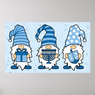 Hanukkah Gnomes Trio Poster ポスター