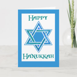 Hanukkah Greeting CardとStar of David シーズンカード