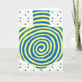 Hanukkah Greeting Card Personalizeオプション シーズンカード