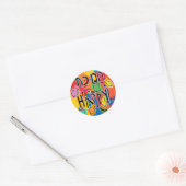 Hanukkah Happy Bright Happy Stickers (1 1/2"/3") ラウンドシール (封筒)