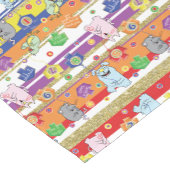 Hanukkah Happy with Cat and Friends 14 x 72 ショートテーブルランナー (コーナー)