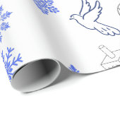 Hanukkah Icons Wrapping Paper | Menorah  ラッピングペーパー (ロールコーナー)