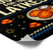 Hanukkah Im Just Here For The Latkes Chanukah Hanu ポスター (角)