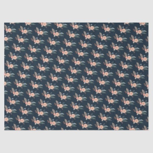 Hanukkah Jewish Bat Mitzvah Florals Hand-drawn Set 薄葉紙 (正面)