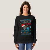 Hanukkah Jewish Christmas Chrismukkah Sweater スウェットシャツ (正面フル)