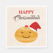 Hanukkah Jewish Holiday - Happy Chrismukkah  スタンダードランチョンナプキン (正面)
