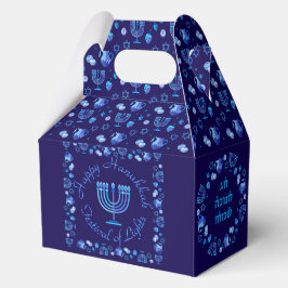 Hanukkah Jewish Holiday Menorah Ornate Mandala フェイバーボックス