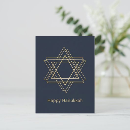 Hanukkah Lights Postcard ポストカード (スタンド正面)