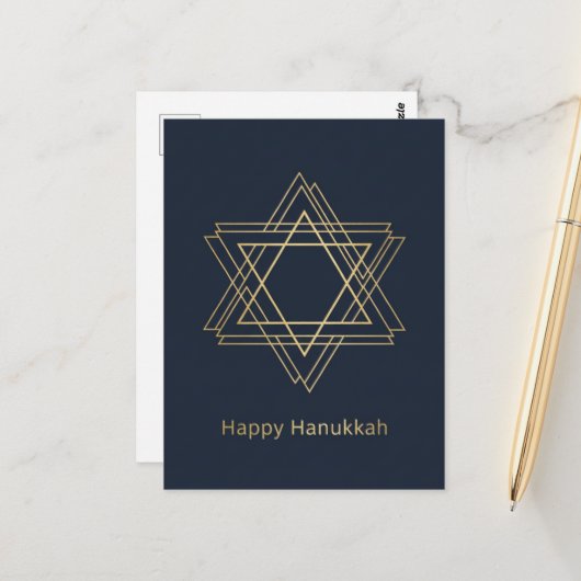 Hanukkah Lights Postcard ポストカード (正面/裏面インサイチュ)