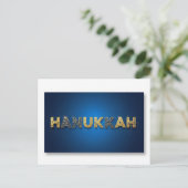 Hanukkah Lights Postcard ポストカード (スタンド正面)