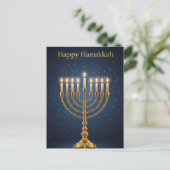 Hanukkah Lights Postcard ポストカード (スタンド正面)