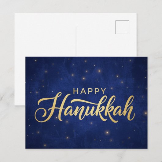 Hanukkah Lights Postcard ポストカード (正面/裏面)