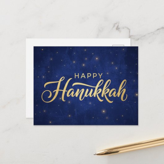 Hanukkah Lights Postcard ポストカード (正面/裏面インサイチュ)