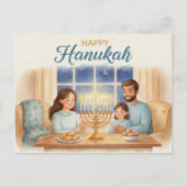 Hanukkah Lights Postcard ポストカード (正面)