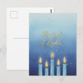 Hanukkah Lights Postcard ポストカード (正面/裏面)