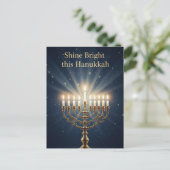 Hanukkah Lights Postcard ポストカード (スタンド正面)