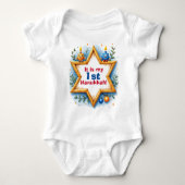 Hanukkah Little Light Bodysuit ベビーボディスーツ (正面)