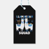 Hanukkah Llama Christmas Happy Llamakah Squad Cute ギフトタグ (正面)