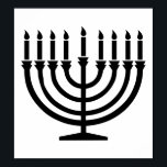 Hanukkah Menorah ポスター<br><div class="desc">Happy Hanukkah Menorah Chanukah jewish</div>