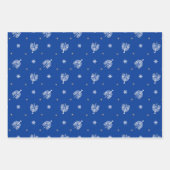 Hanukkah Menorah ラッピングペーパーシート (正面)
