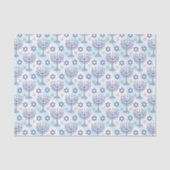 Hanukkah Menorah Star of David Doodle Art Style 薄葉紙 (正面)