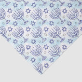 Hanukkah Menorah Star of David Doodle Art Style 薄葉紙 (詳細)