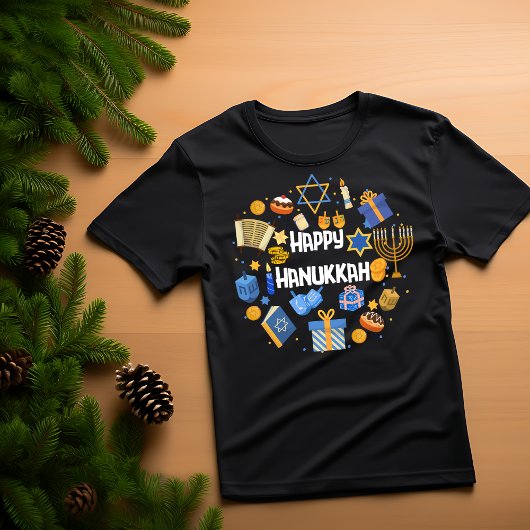 Hanukkah Menorah T-shirt   Tシャツ