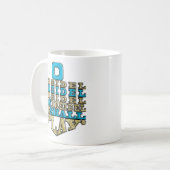 Hanukkah Mug "O Dreidel Dreidel Dreidel..." コーヒーマグカップ (正面左)