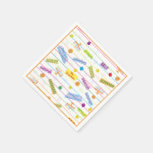 Hanukkah Napkinパーソナライズ"ハヌカー（ユダヤ教の祭り）パーティー" スタンダードカクテルナプキン (角)