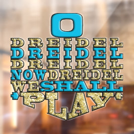 Hanukkah O Dreidel窓を遊固める ウィンドウサイン