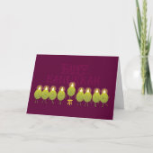 Hanukkah Olive Menorah | Wine Corporate Logo カード (正面)