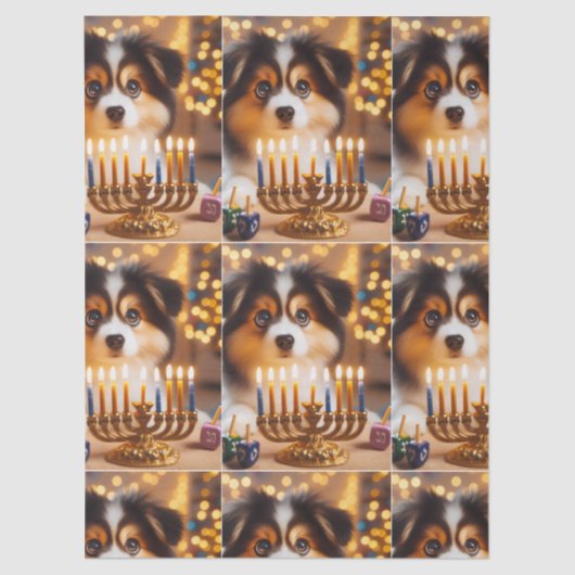 Hanukkah Puppy 薄葉紙 (正面)