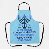 Hanukkah Quote Apron エプロン (正面)