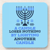 Hanukkah Quote Coasters コースター (正面)